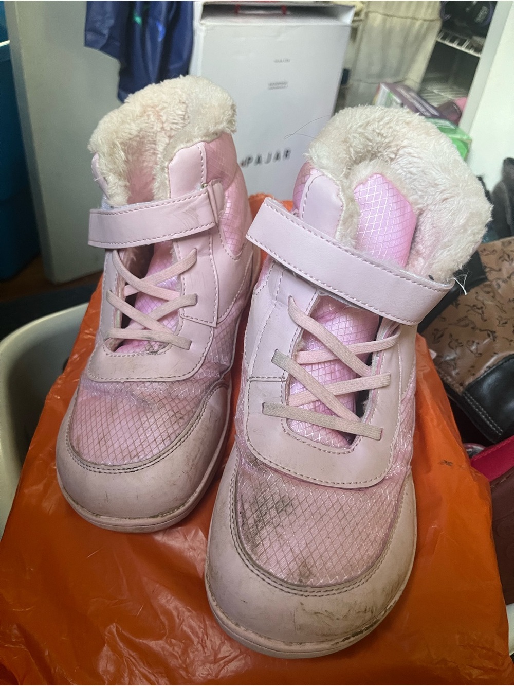 Big kid winter barefoot boots